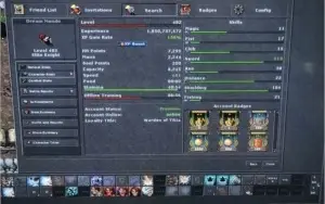 EK 483 skills 111/105 full acesso full char lover