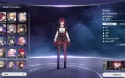 Conta Honkai Star Rail: Kafka + Cone, Dan Hang IL + Cone e +