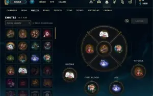 Conta Platina 3 com 34 Champs e 9 Skins + 2 Fragmentos