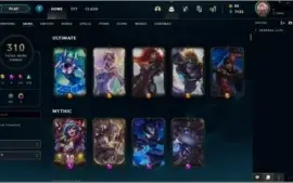 CONTA LOL LEAGUE OF LEGENDS 310 SKINS LEVEL 135