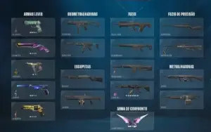 Conta valorant com skins, diamante 1.