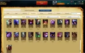 CONTA LOL PRATA 2 / BORDA DE GOLD / 51 CHAMPS / 6 SKINS