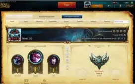 CONTA LOL PRATA 2 / BORDA DE GOLD / 51 CHAMPS / 6 SKINS
