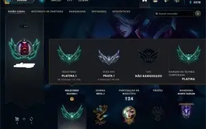Conta platina 1 com varias skins prestigio.
