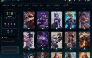 Conta platina 1 com varias skins prestigio.