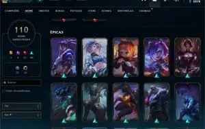 Conta platina 1 com varias skins prestigio.