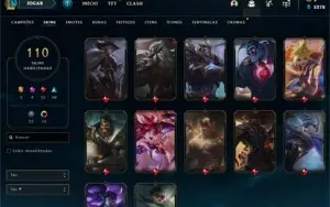 Conta platina 1 com varias skins prestigio.