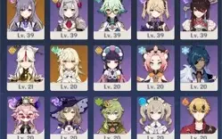 Genshin Impact AR50 com hu tao, zhongli e duas armas 5*
