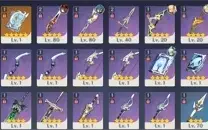 Genshin Impact AR50 com hu tao, zhongli e duas armas 5*