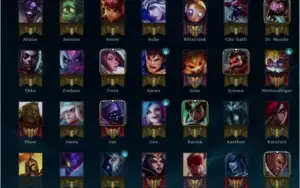 CONTA LEAGUE OF LEGENDS OURO 1, 65 CHAMPIONS, 15 SKINS!
