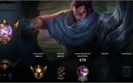 Conta lol ouro IV