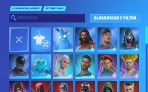 Conta Fortnite, do capitulo 2 até o atual. Com Foice.