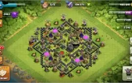 CONTA CLASH OF CLANS CV9 80% FULL