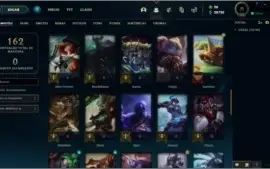 Conta LoL, Platina IV, Várias Skins e Campeões