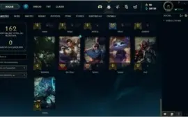 Conta LoL, Platina IV, Várias Skins e Campeões
