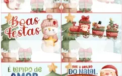 Pack Premium Mimos de Natal Personalizados Diversos