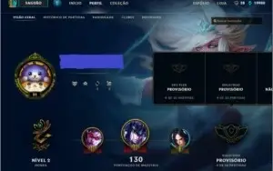 VENDO CONTA LOL NÍVEL 31 UNRANKED COM 20 SKINS