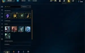 Conta PLATINA 4 - Smurf LOL (league of legends) ELOMOON