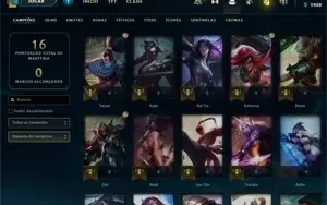 Conta PLATINA 4 - Smurf LOL (league of legends) ELOMOON