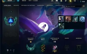 Conta PLATINA 4 - Smurf LOL (league of legends) ELOMOON
