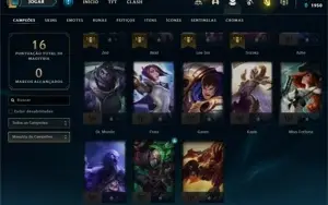 Conta PLATINA 4 - Smurf LOL (league of legends) ELOMOON