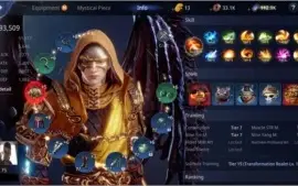 LANCER 75 (93K PP) ARMOR ÉPICA- ARMA +8e 3 COUROS E 1 CHIFRE