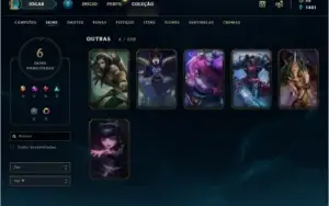 conta lol level 30 unranked