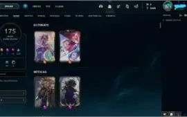 League of legends - Plat4 - 176 skins