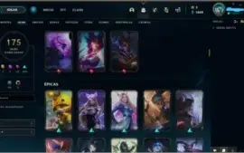 League of legends - Plat4 - 176 skins