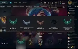CONTA LEAGUE OF LEGENDS - UNRANKED SOLOQ, PLATINA TFT