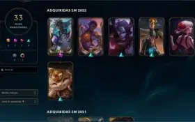 CONTA LEAGUE OF LEGENDS - UNRANKED SOLOQ, PLATINA TFT