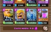 NV11 // CONTA CLASH ROYALE ARENA 10 +10 LENDARIAS