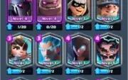 NV11 // CONTA CLASH ROYALE ARENA 10 +10 LENDARIAS