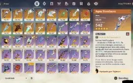 Conta Genshin AR 60 com todos os personagens 5*