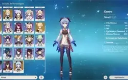 Conta Genshin Impact lvl 55