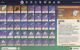 Conta Genshin Impact lvl 55