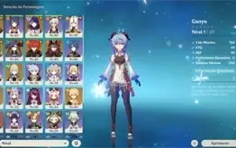 Conta Genshin Impact lvl 55