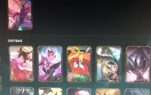 CONTA LOL 109 skins Mono Yasuo/lvl 217