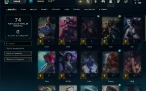 Conta Esmeralda 3 com 35 Champs e 5 Skins e Honra 2