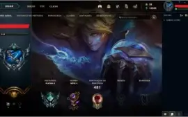 Conta Platina II com essência para trocar de nick