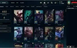 Conta Platina II com essência para trocar de nick
