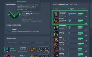 CONTAS - LEAGUE OF LEGENDS -