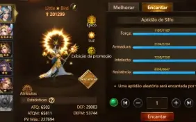 Conta Wartune classe avançada
