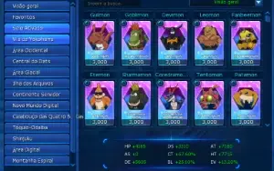 Conta 2 Rank U Kizuna + Eosmon LADMO Omegamon