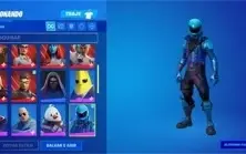 Conta rara de fortnite MINTY,TRAVIS,HONOR GUARD, GLOW