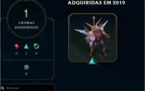 CONTA LOL: COM 25 SKINS - 69 CHAMPIONS - BORDA GOLD
