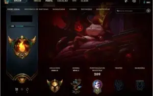 CONTA LOL: COM 25 SKINS - 69 CHAMPIONS - BORDA GOLD