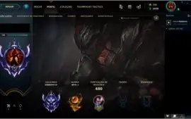 Conta de lol Diamond 134 skins