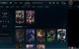 Conta de lol Diamond 134 skins