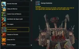 Conta Insana de World of Warcraft